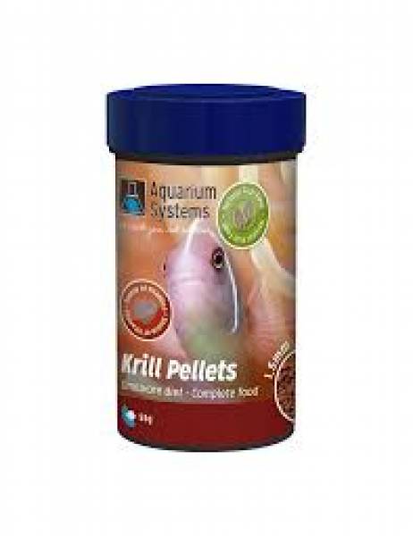 AQUARIUM SYSTEMS – Krill-Pellets – Allesfresser 1,5 mm – 100 ml – 55 g